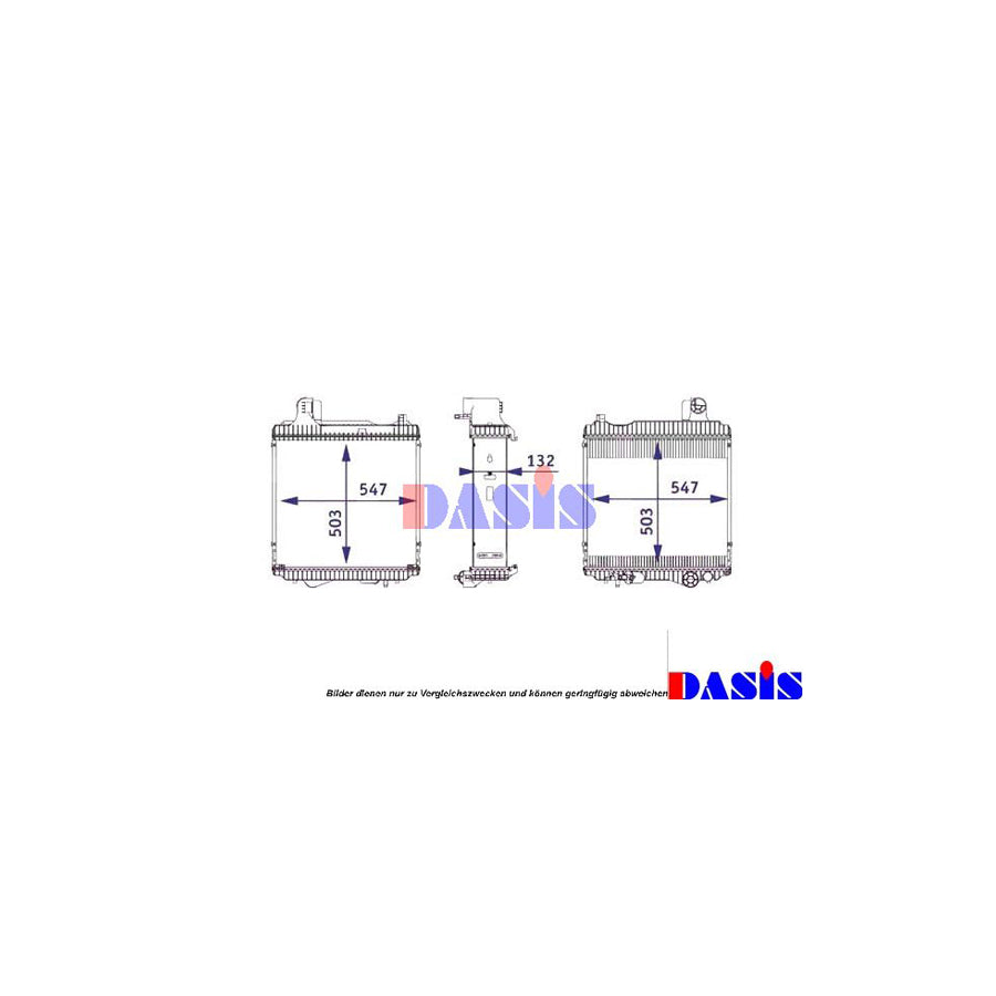 AKS Dasis 440008N Engine Radiator