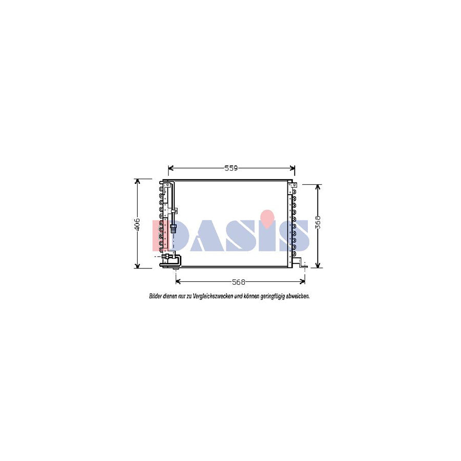 AKS Dasis 222040N Air Conditioning Condenser