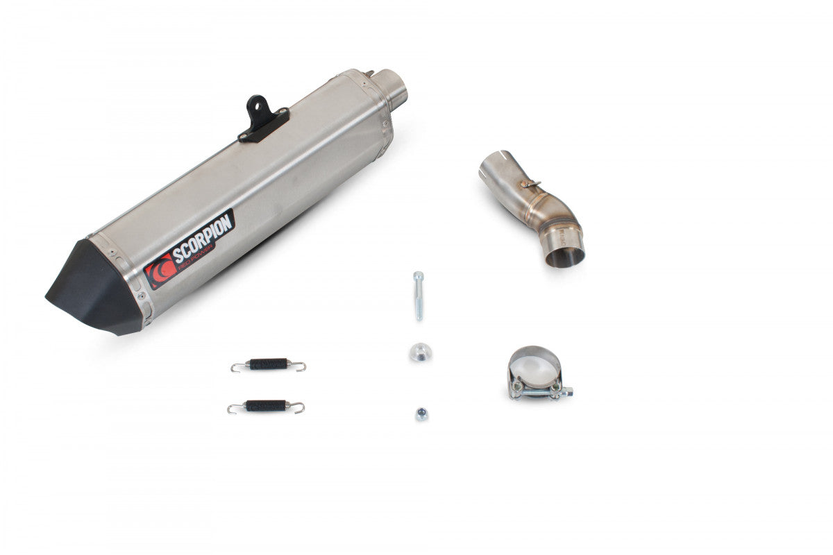 Scorpion RHA106SEO Honda CBF1000 Serket Parallel Slip-On - Brushed Stainless Steel Sleeve | ML Performance US US