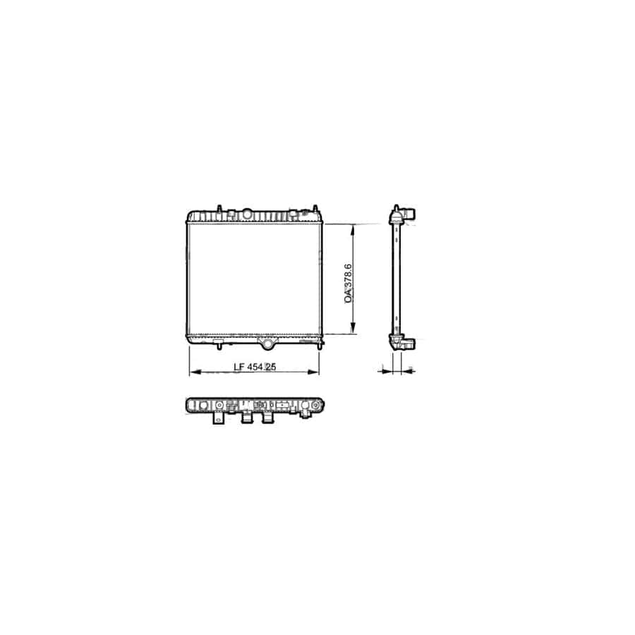 AKS Dasis 060048N Engine Radiator