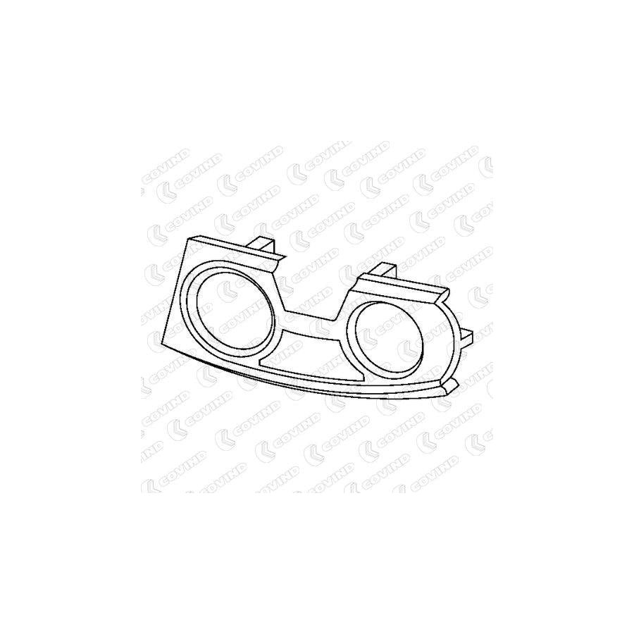 Covind 580/ 89 Holder, Fog Light