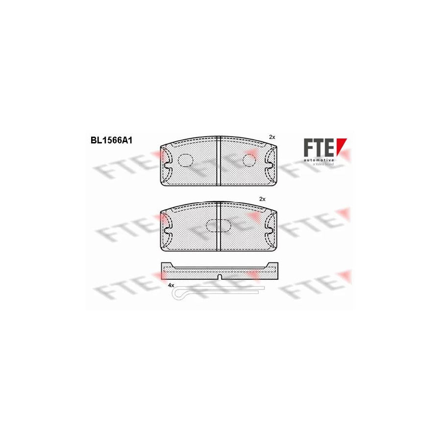 FTE Bl1566A1 Brake Pad Set