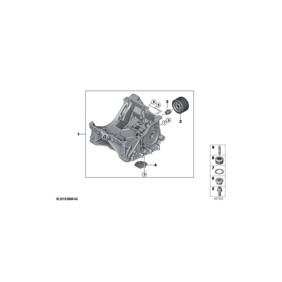 Genuine BMW 11217729500 Screw Plug M12X1.5X10 (Inc. i3 94Ah Rex, i3s 94Ah Rex & i3 60Ah Rex) | ML Performance UK Car Parts