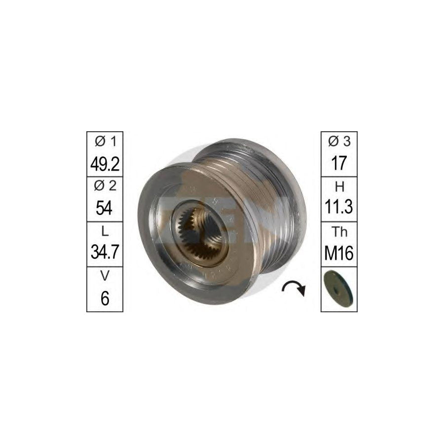 Era 219057 Alternator Freewheel Clutch