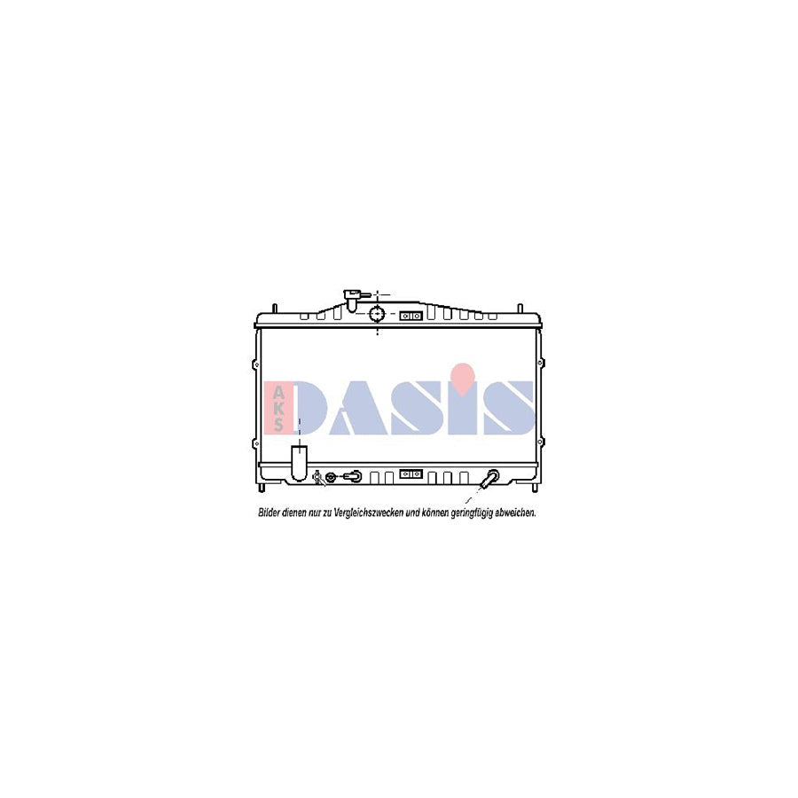 AKS Dasis 189130N Heater Matrix for Renault Master