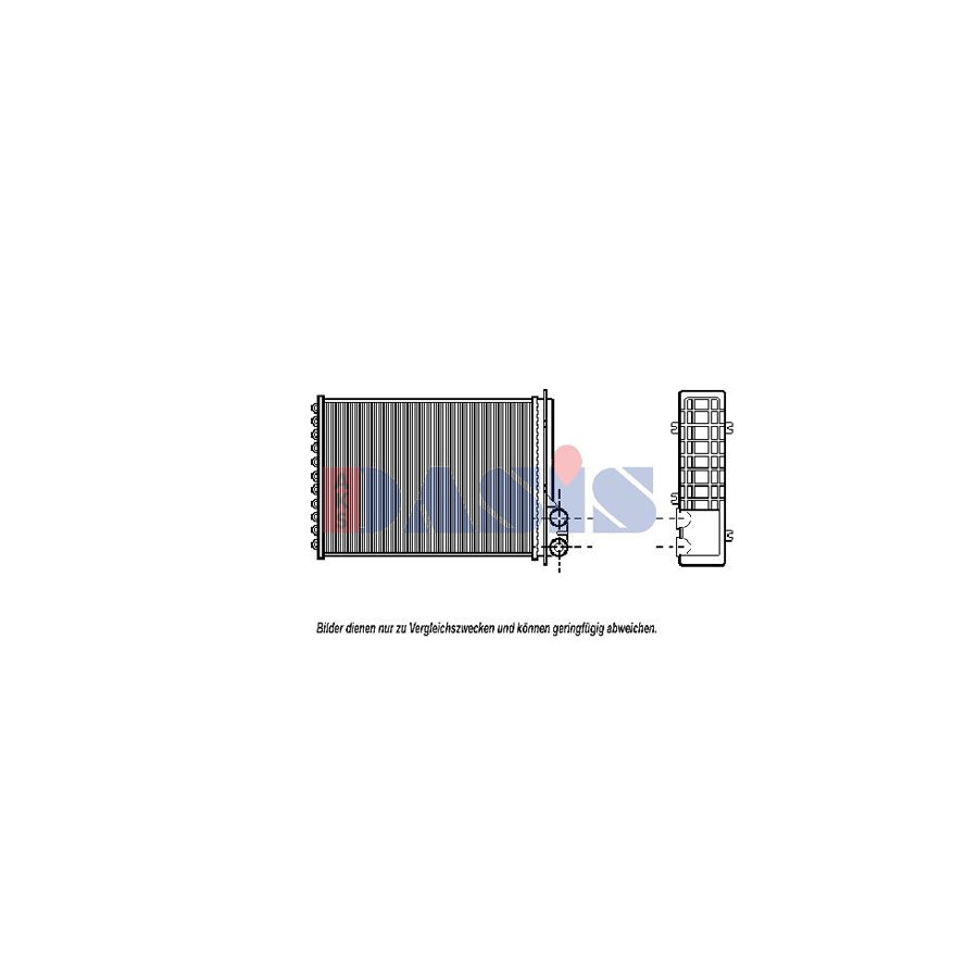 AKS Dasis 189110N Heater Matrix for Renault Espace
