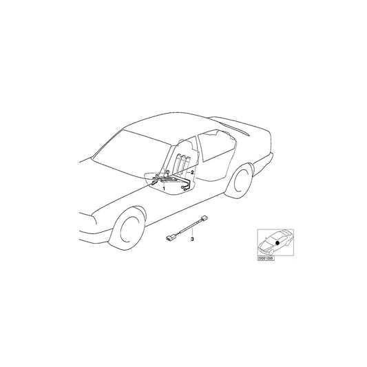 Genuine BMW 52108203258 E39 Heater Element Seat 80 W (Inc. 520d, 530d & 528i) | ML Performance US Car Parts