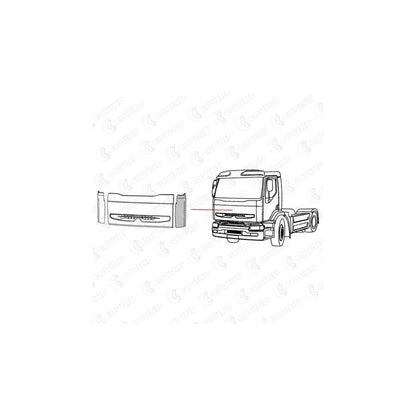 Covind 385/161 Air Deflector, Driver Cab