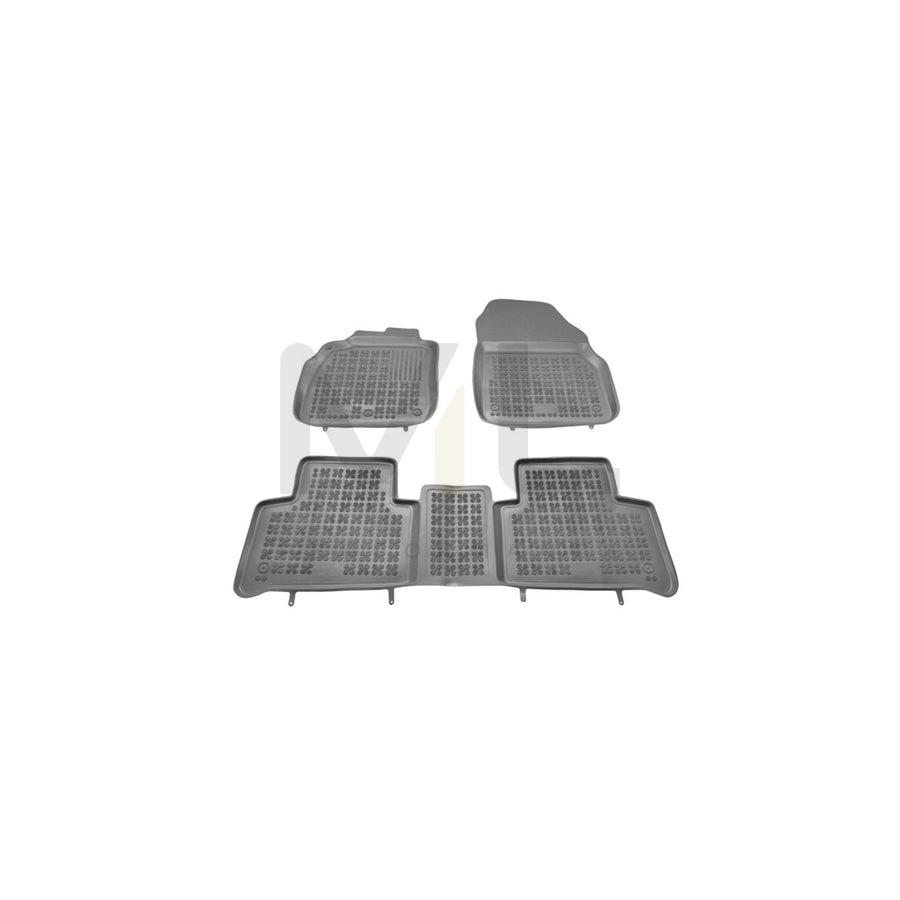 REZAW PLAST Tailored 201904 Floor mat set Elastomer, Front and Rear, Quantity: 3, Black