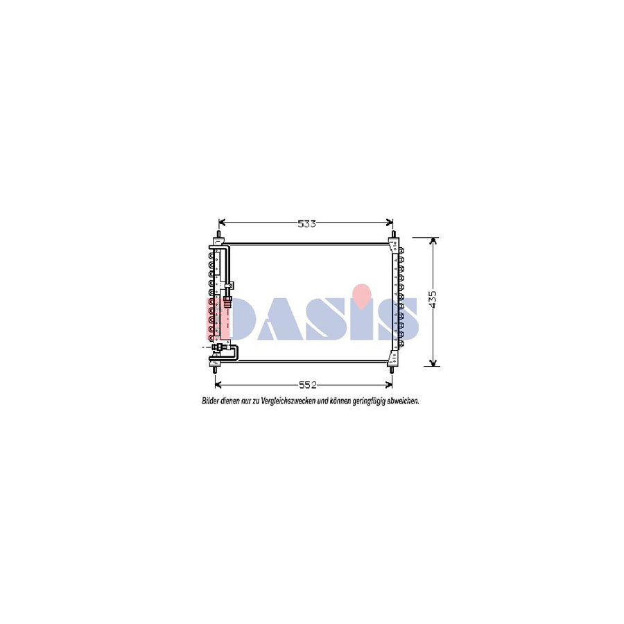 AKS Dasis 222030N Air Conditioning Condenser