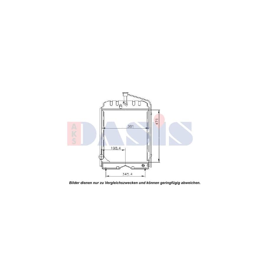 AKS Dasis 440009N Engine Radiator