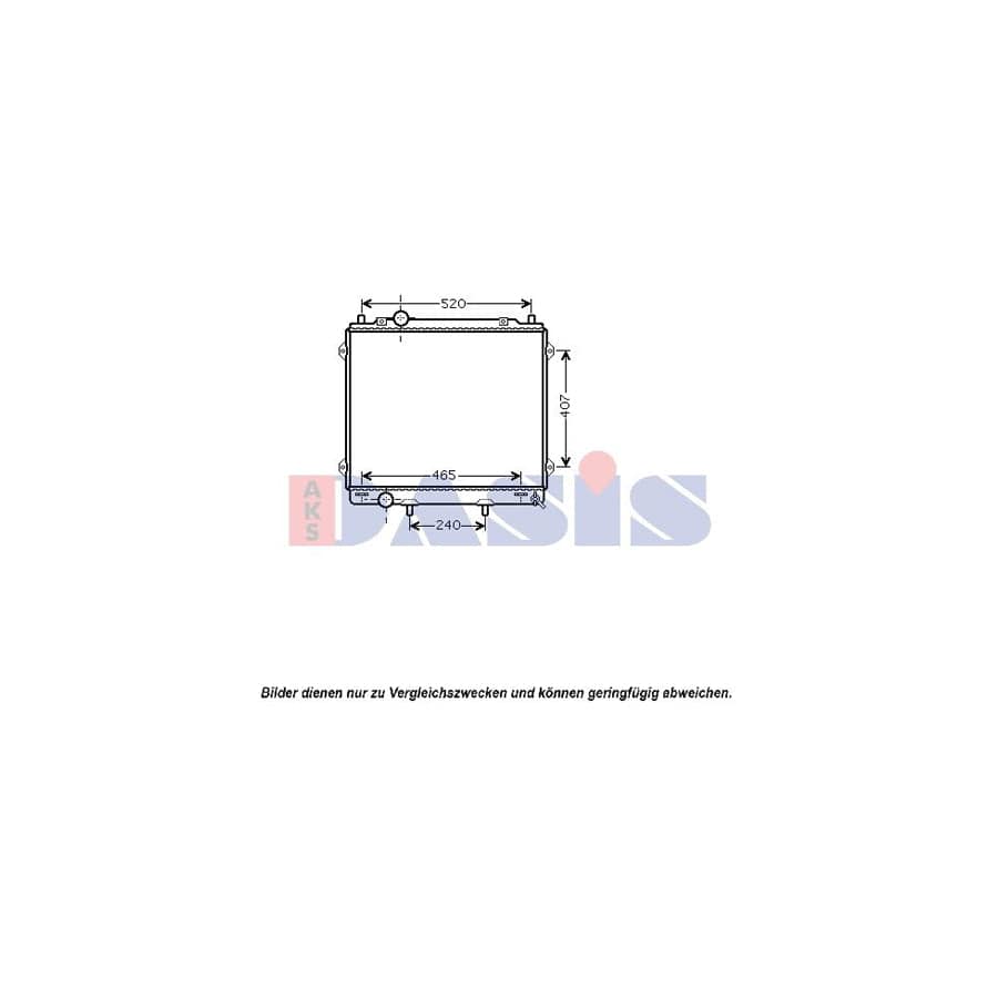 AKS Dasis 560041N Engine Radiator for Hyundai Terracan (Hp)