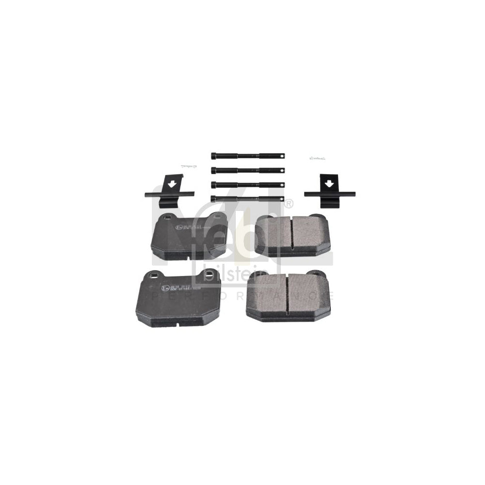 Febi Bilstein 116159 Brake Pad Set Front Axle, With Attachment Material