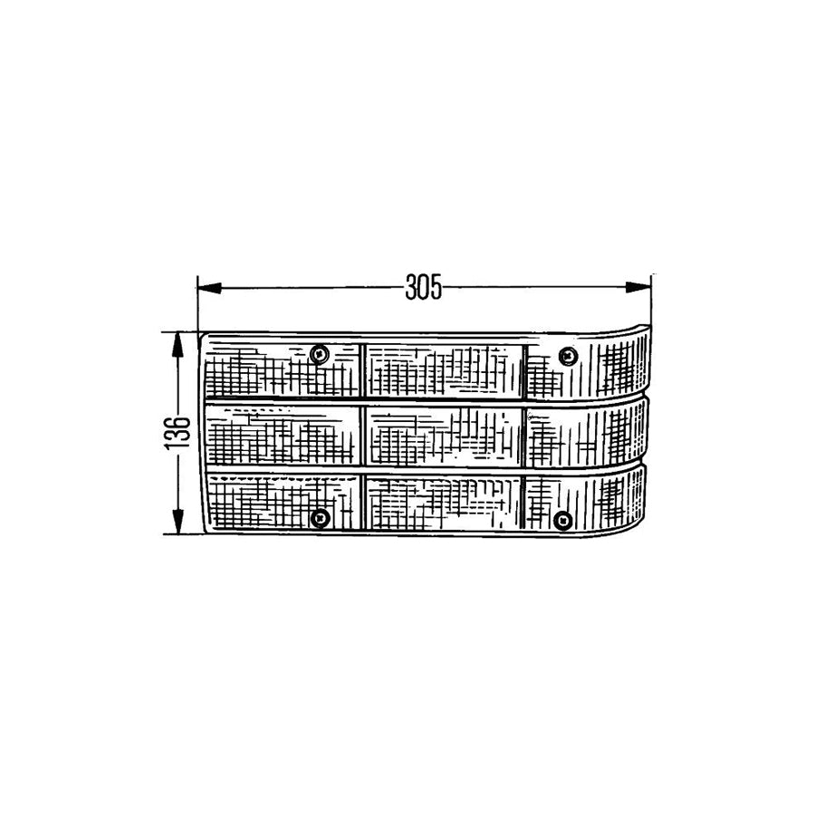 Hella 2SK 006 459-041 Rear Light
