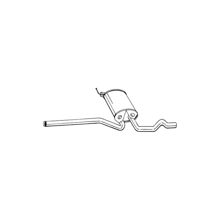 Bosal 282-733 Middle Silencer for VW Passat