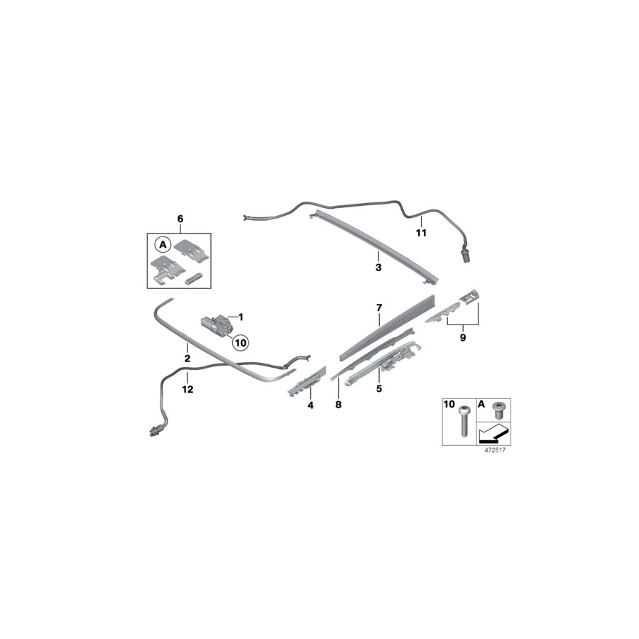 Genuine BMW 41217172472 F10 F11 Water Outlet Hose Front (Inc. 520d, 525dX & 520dX) | ML Performance US