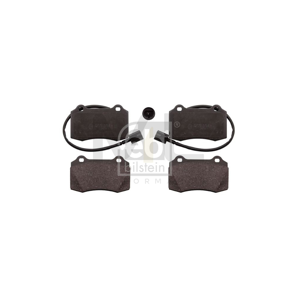 Febi Bilstein 116010 Brake Pad Set Front Axle, Incl. Wear Warning Contact