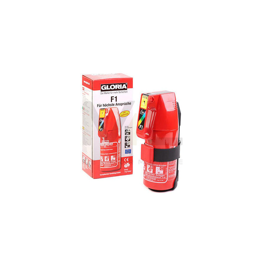 GLORIA 1403.0000 Fire extinguisher 1,7kg, -30 + 60°C, Dry Powder, 1kg, 275/95/130 mm