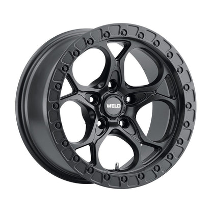 Weld W10879075500 Ledge W108 Wheel 17x9 5x127 ET0 BS5 Satin Black