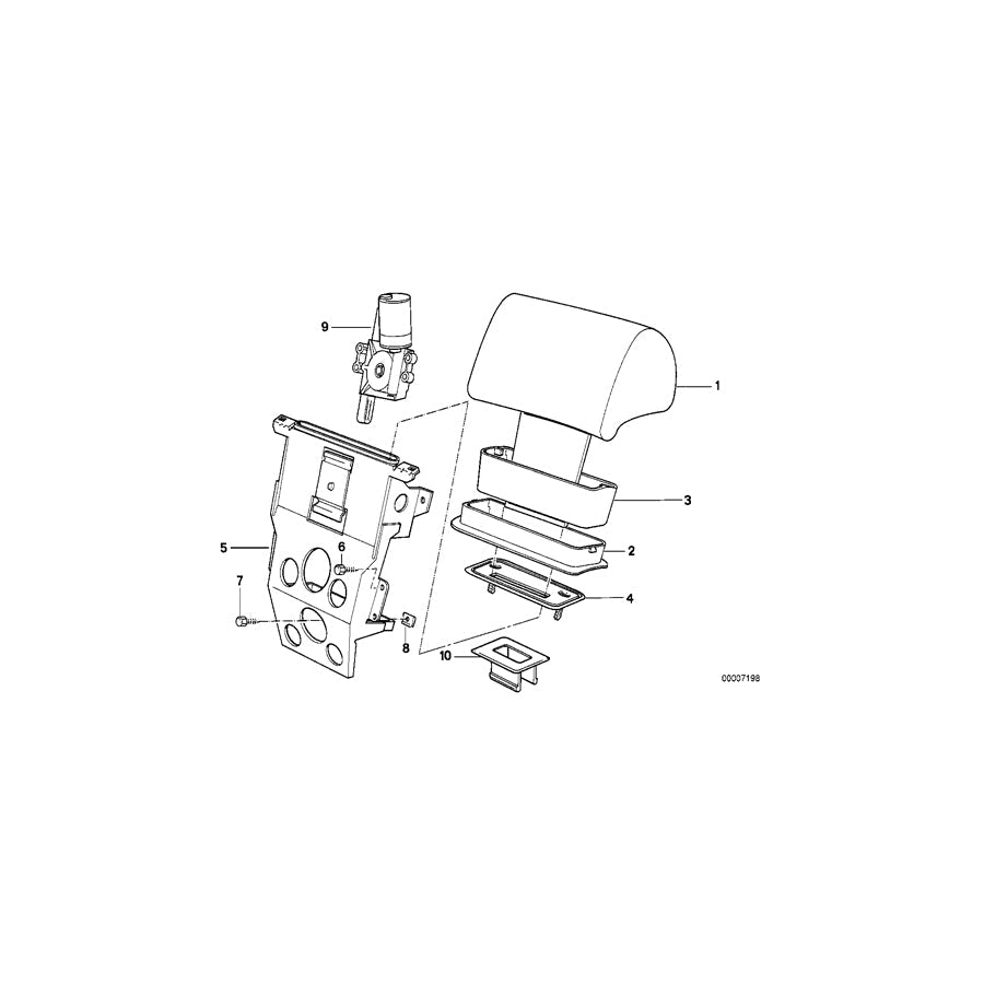 Genuine BMW 52208181908 E34 E32 E31 Screw (Inc. 740i, 850CSi & 735i) | ML Performance US Car Parts