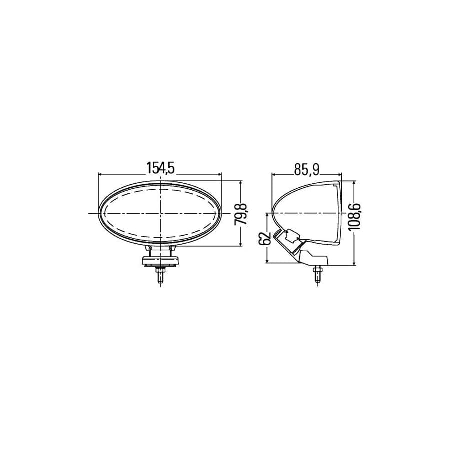 Hella 1NA 007 891-001 Fog Light