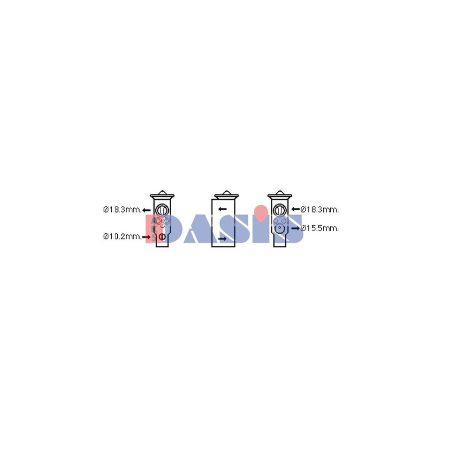 AKS Dasis 840326N AC Expansion Valve