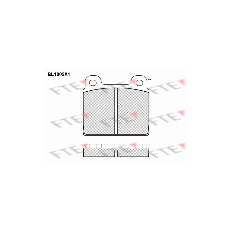 FTE 9010001 Brake Pad Set