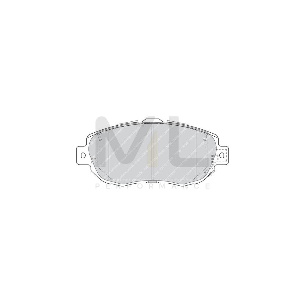 Ferodo Fdb4169 Brake Pad Set Premier, Not Prepared For Wear Indicator, With Accessories | ML Performance Car Parts