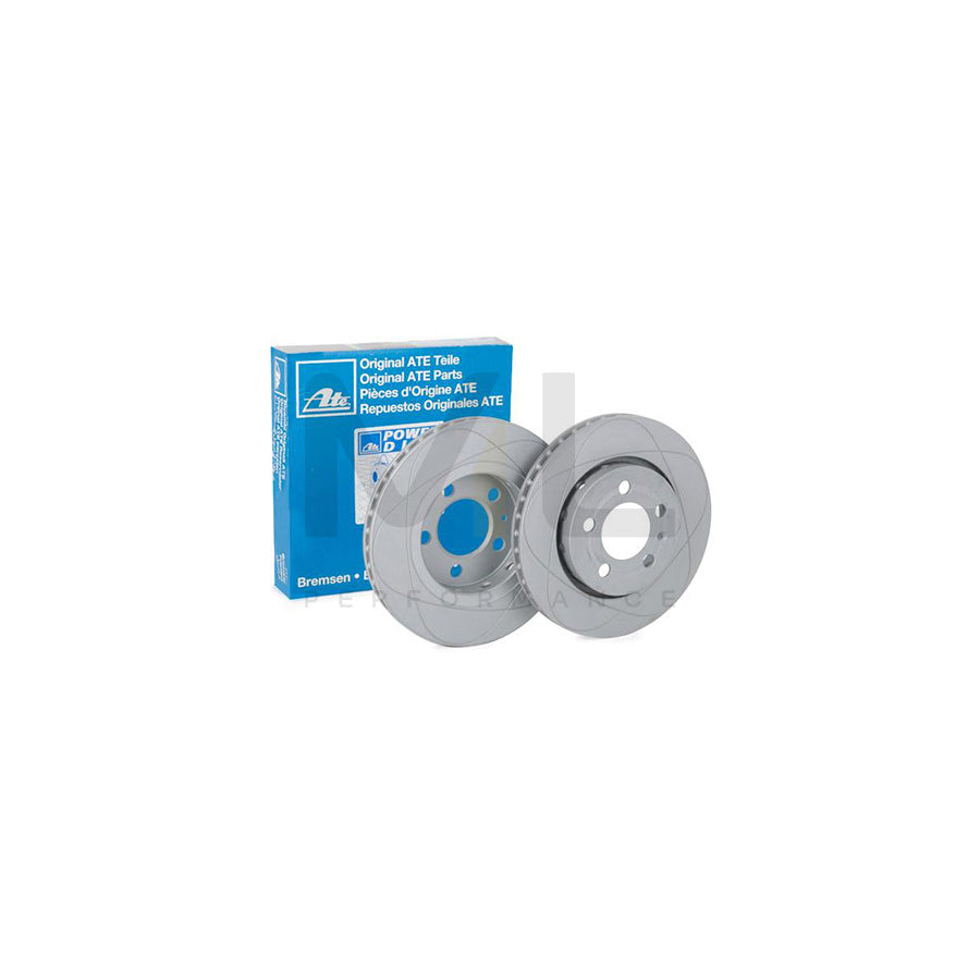 ATE PowerDisc 24.0322-0163.1 Brake Disc Vented, Coated, High-carbon  - 1 piece