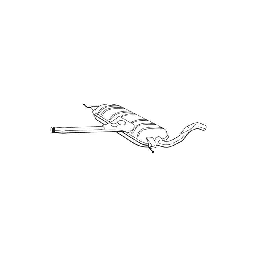 Bosal 283-243 Middle Silencer for VW Passat