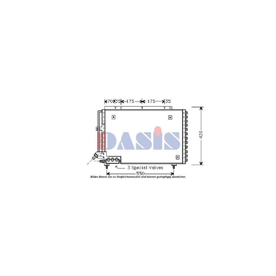 AKS Dasis 222100N Air Conditioning Condenser