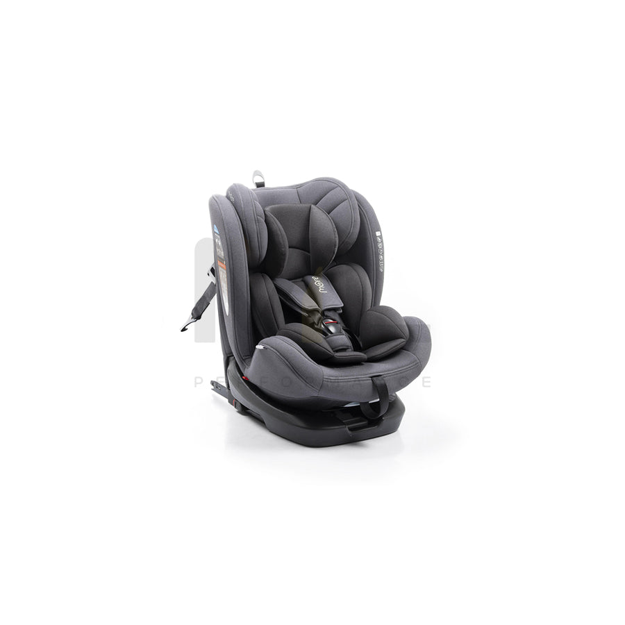 MORE 8435593700624 Child car seat with Isofix, Group 0+ / 1 / 2 / 3, 0-36 kg, 3-point harness, Anthracite, multi-group, Rearward-facing, rotating