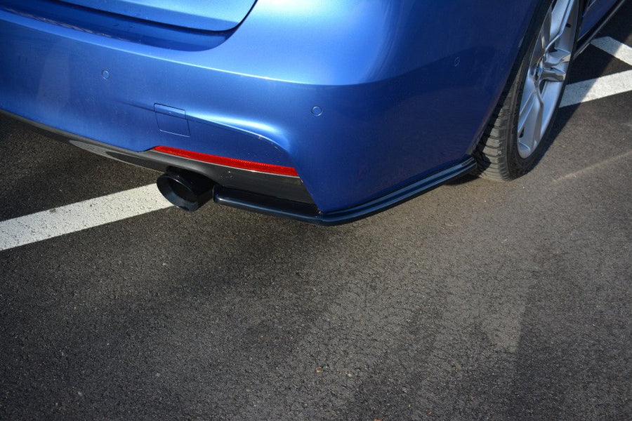 Maxton Design BM-3-F30F-MPACK-RSD1T Rear Side Splitters BMW Series 3 F30 Sedan M-Sport (Facelift) | ML Performance UK Car Parts