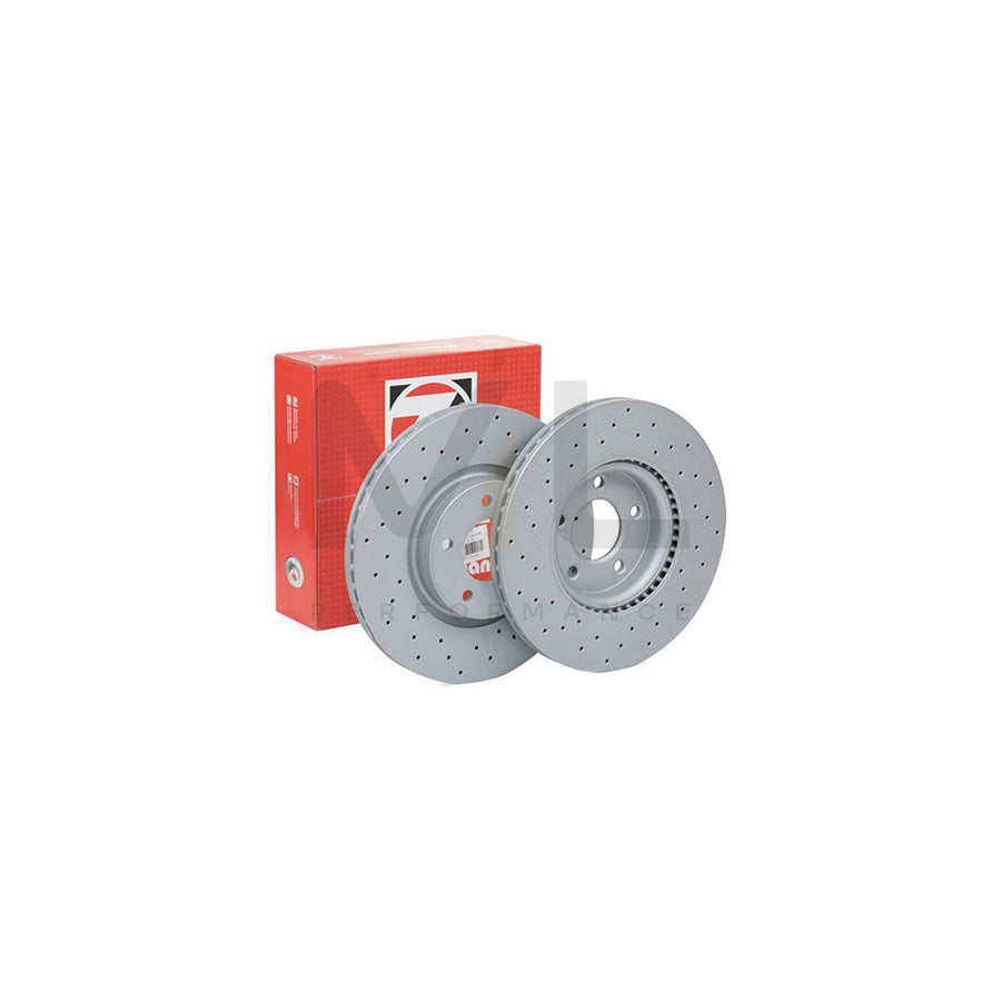 ZIMMERMANN SPORT COAT Z 370.3084.52 Brake Disc for MAZDA 3 Internally Vented, Perforated, Coated, High-carbon  - 1 piece