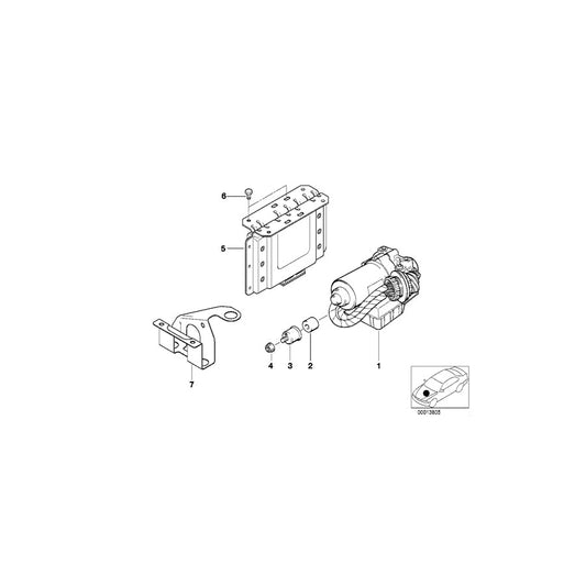 Genuine BMW 34521164320 E36 Basic Asc+T Control Unit (Inc. 318ti, 318is & Z3 1.9) | ML Performance US Car Parts
