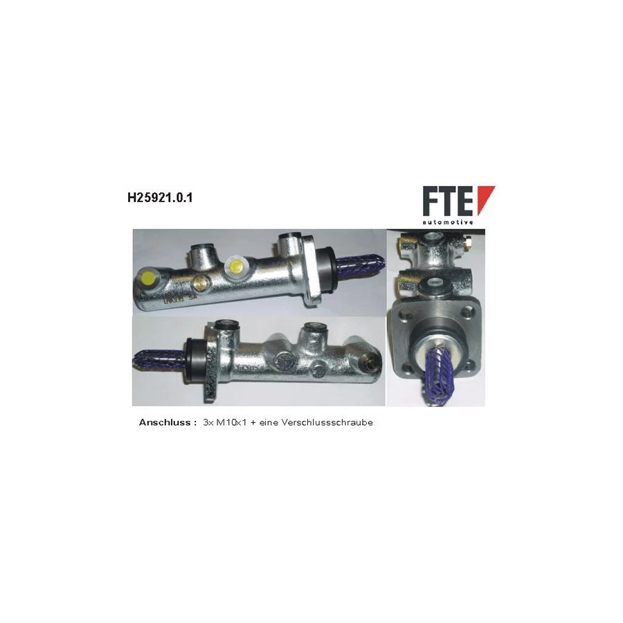 FTE H25921.0.1 Brake Master Cylinder
