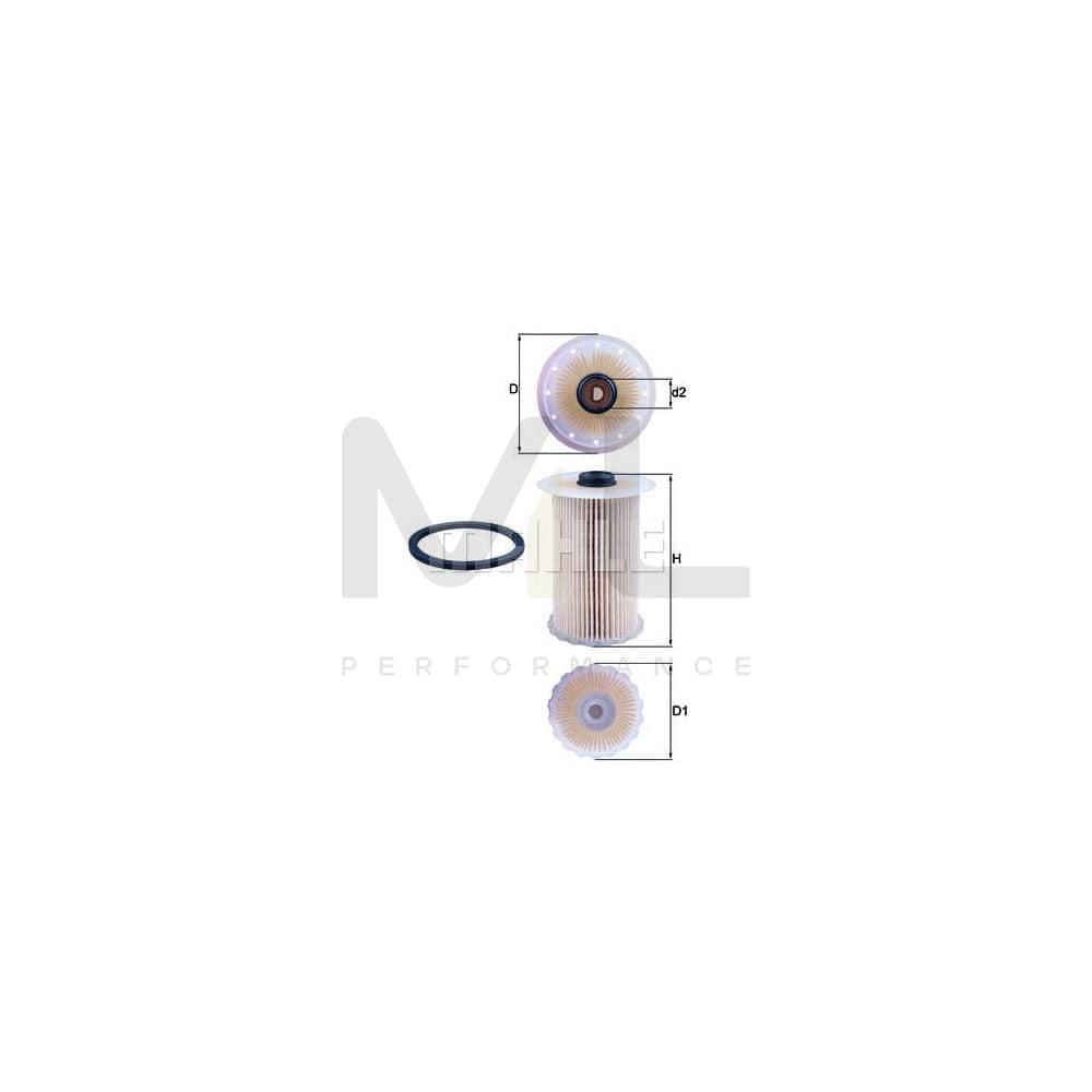 MAHLE ORIGINAL KX 229D Fuel filter Filter Insert | ML Performance Car Parts