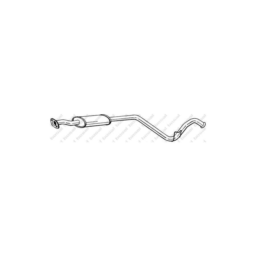 Bosal 283-407 Middle Silencer for Renault Rapid Van (F40, G40)