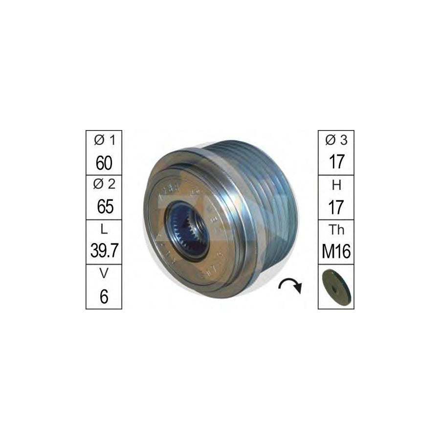 Era 219073 Alternator Freewheel Clutch For Ford Mondeo