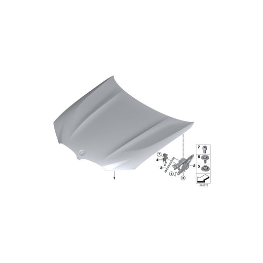 Genuine BMW 51237397495 M G01 Actor, Left (Inc. X4 20iX, X3 M40iX & X4 30iX) | ML Performance US Car Parts