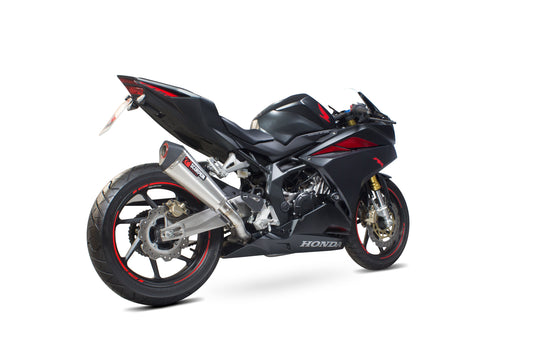 Scorpion RHA177SYSSEO Honda CBR250 RR Serket Taper Full System - Brushed Stainless Steel Sleeve | ML Performance US US
