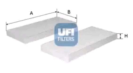 UFI 53.239.00 Pollen Filter