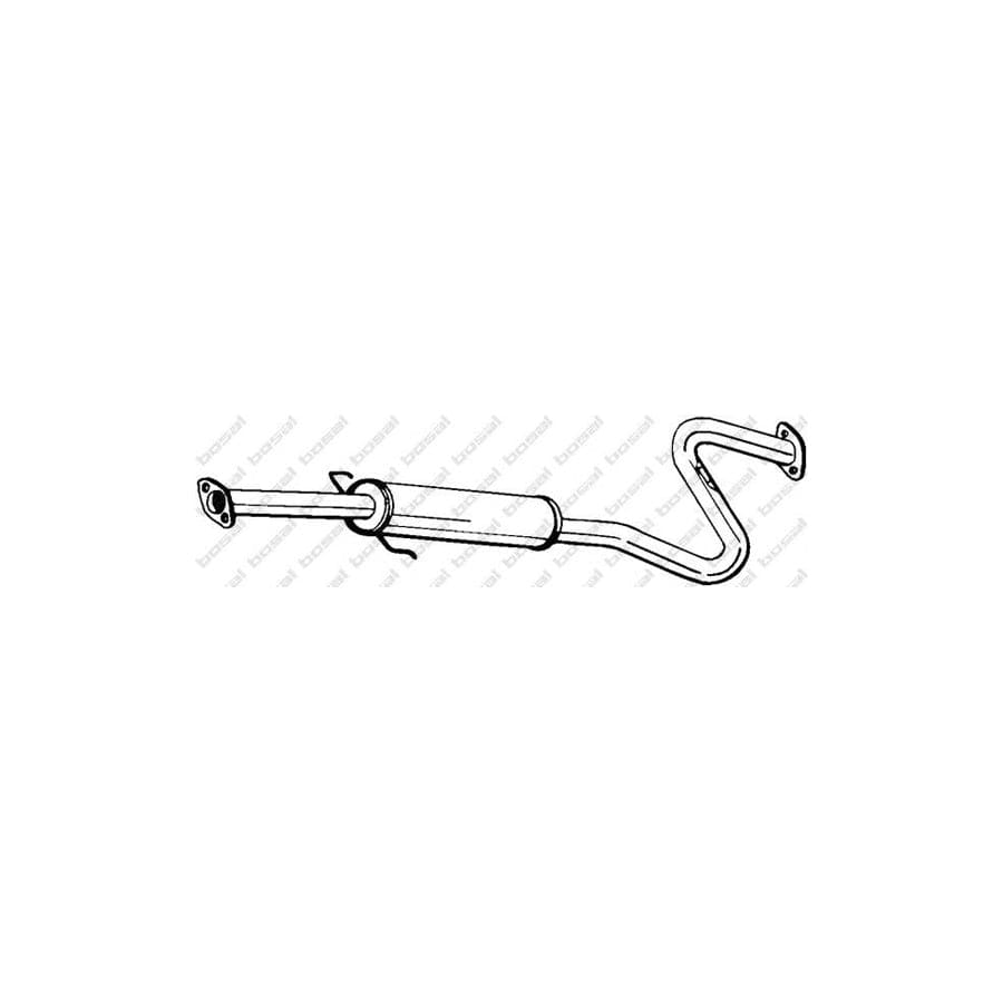 Bosal 283-525 Middle Silencer
