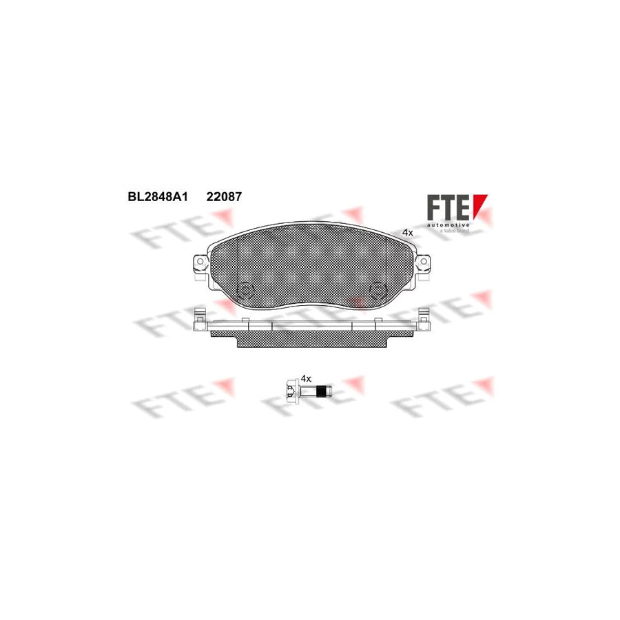 FTE 9011024 Brake Pad Set