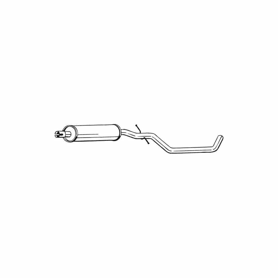 Bosal 283-655 Middle Silencer for VW Touran I (1T1, 1T2)