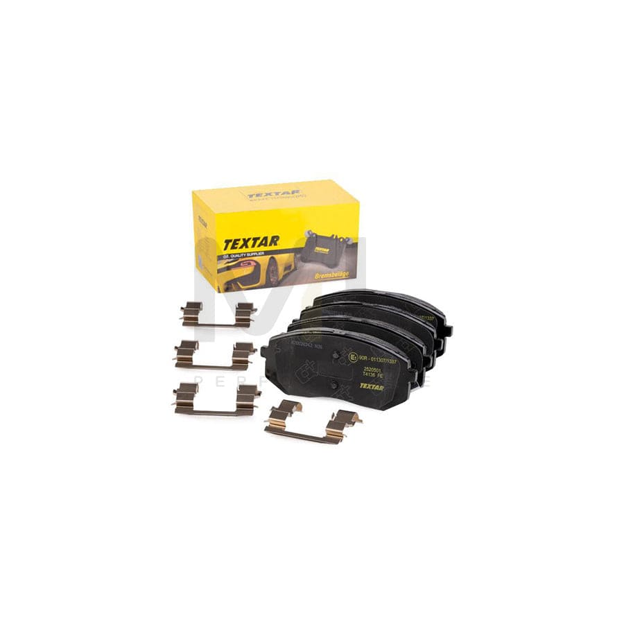 TEXTAR 2520501 Brake pad set with acoustic wear warning | ML Performance Car Parts