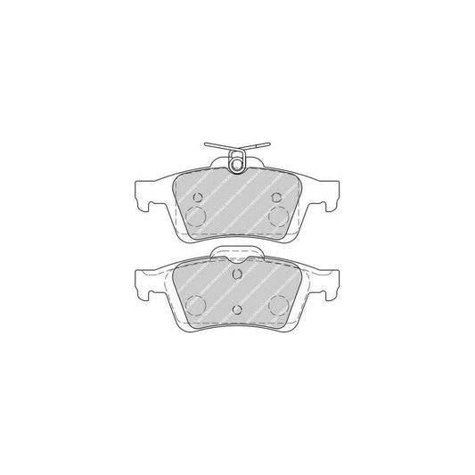 Ferodo Fsl1897 Brake Pad Set Fuse+ Technology, Not Prepared For Wear Indicator, With Piston Clip | ML Performance Car Parts