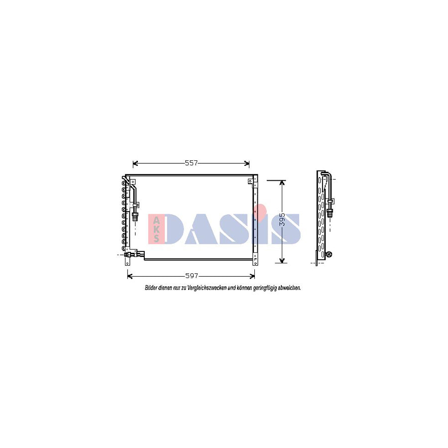 AKS Dasis 222130N Air Conditioning Condenser