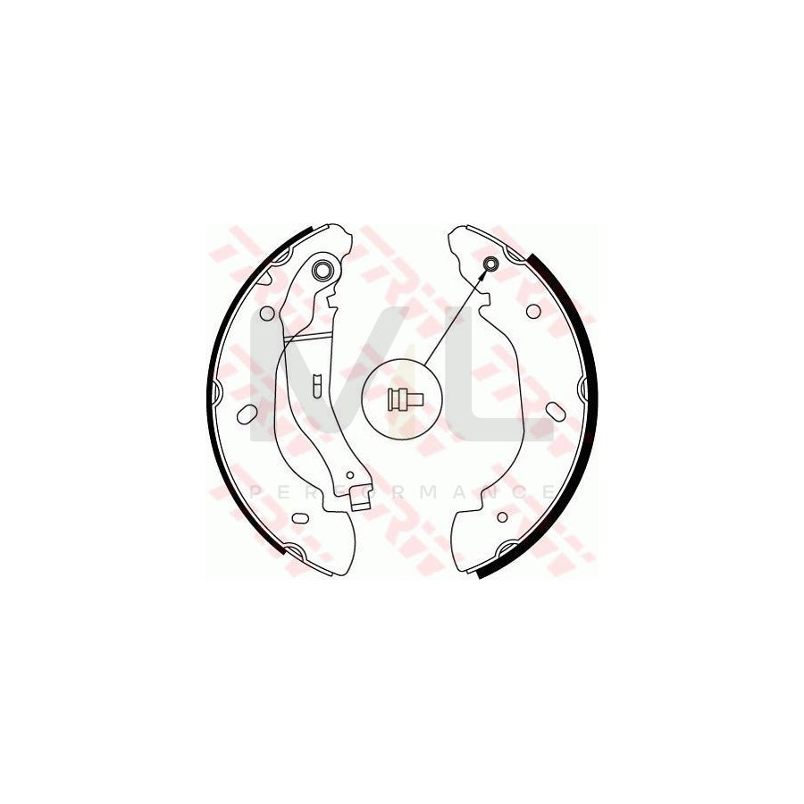 TRW GS8689 Brake Shoe Set for FORD TRANSIT | ML Performance Car Parts