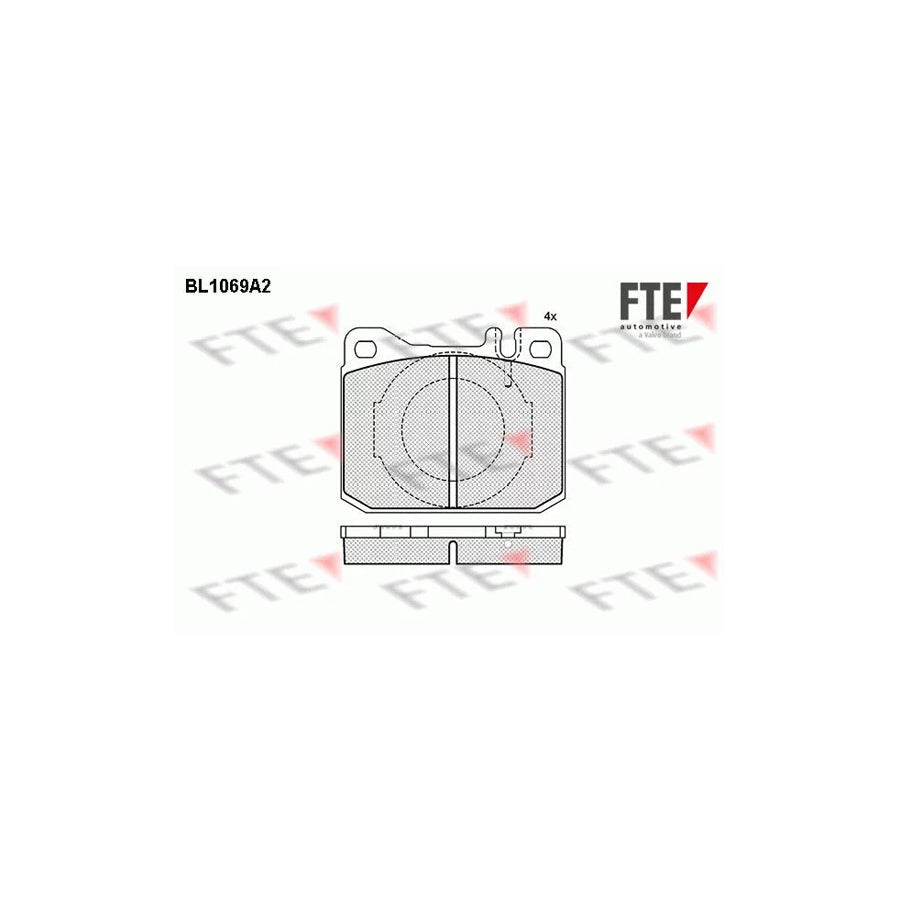 FTE 9010022 Brake Pad Set